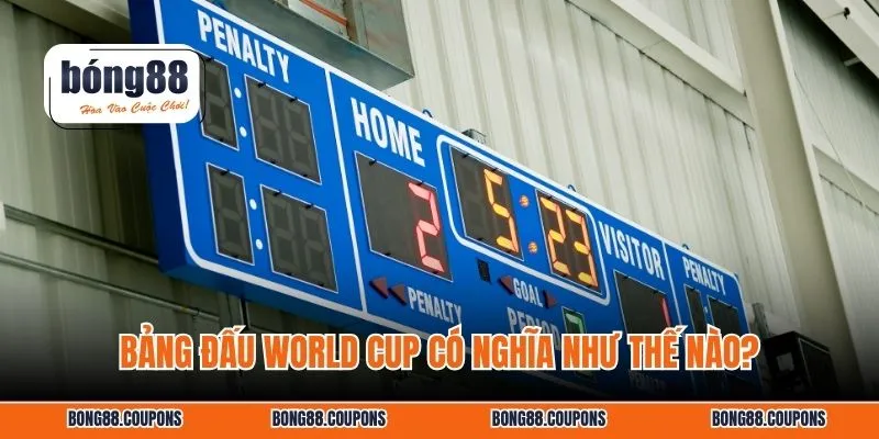 Bảng đấu World Cup có nghĩa như thế nào?