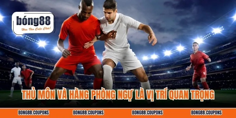 Thủ môn và hàng phòng ngự là vị trí quan trọng